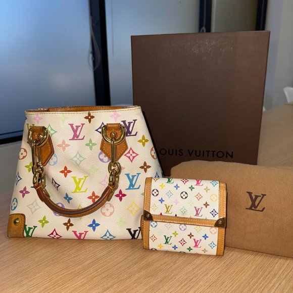 Louis Vuitton Original Murakami Multicolor Audra Bag Discontinued - Bag Only - Picture 9 of 17